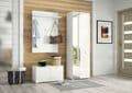 Santino White Gloss Hallway Storage Cupboard S18 - Elegant Entrance Cabinet - UK Luxury Furniture